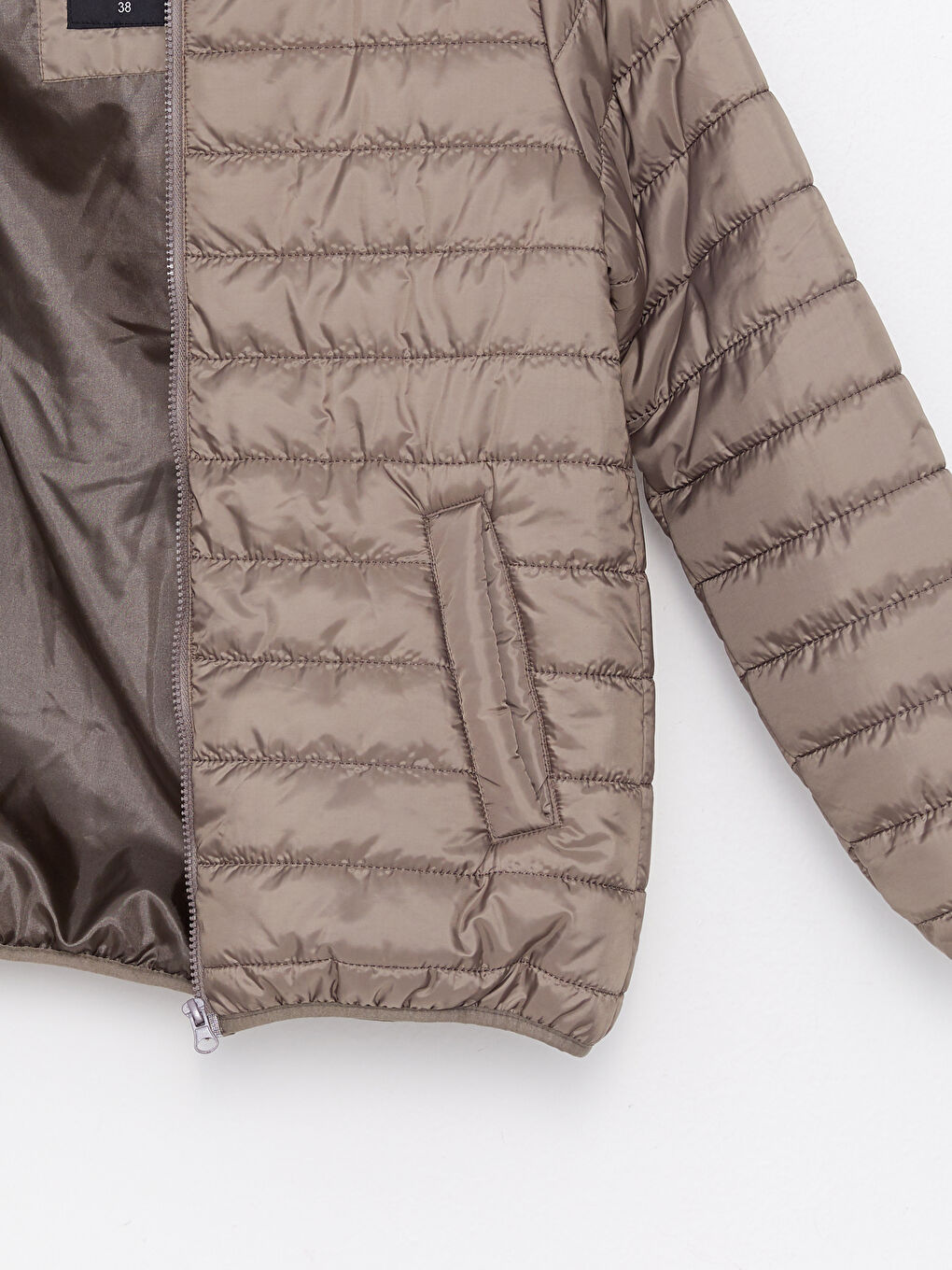 Women's Hooded Plain Coat-7
