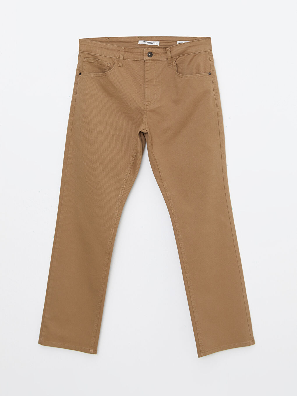 Standard Fit Gabardine Men's Chino Trousers-5