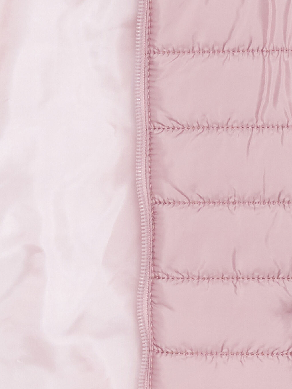 Pembe Kadın Dik Yaka Düz Yelek-8