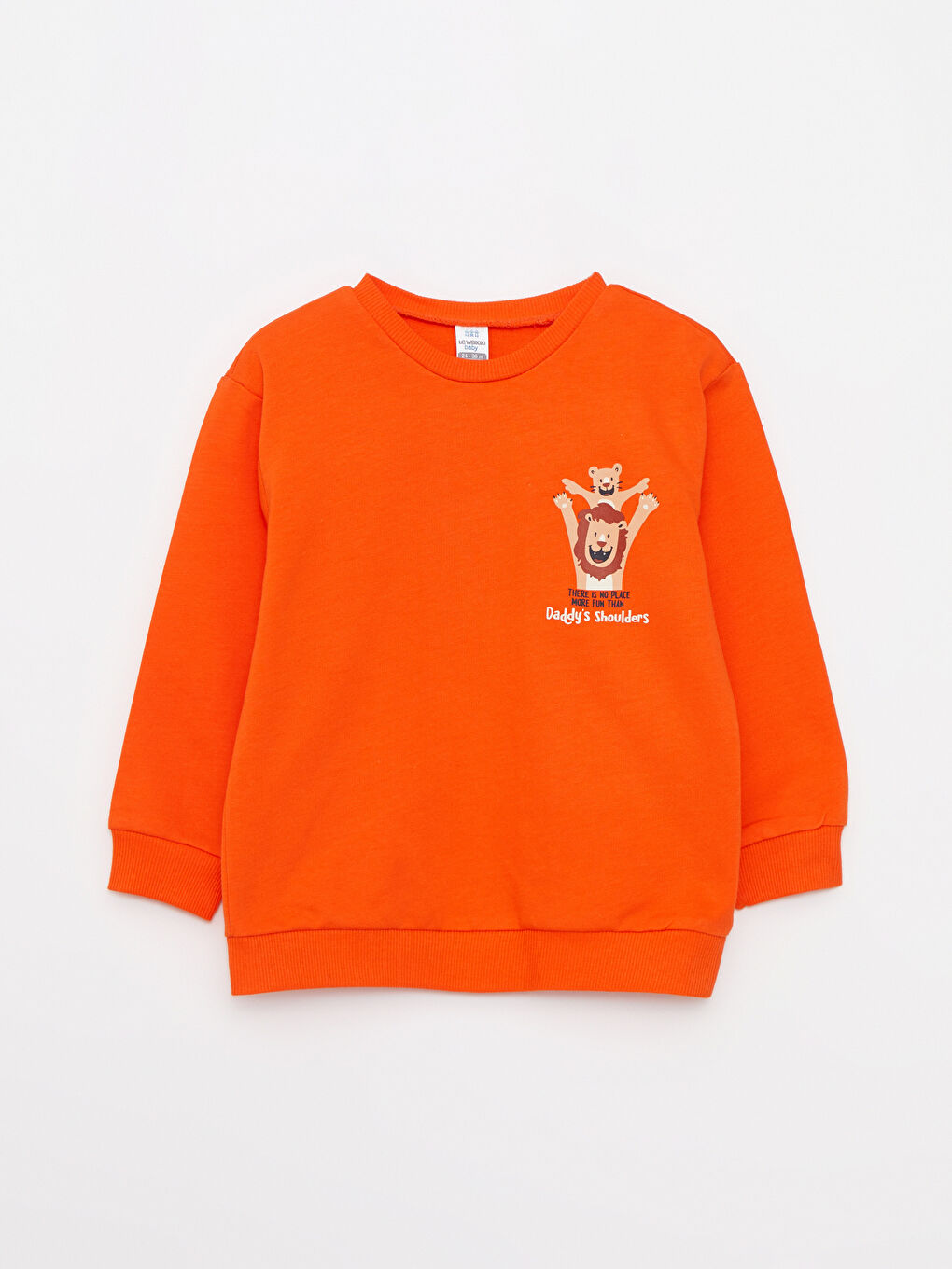 Sweat-shirt bébé garçon imprimé à manches longues et col rond