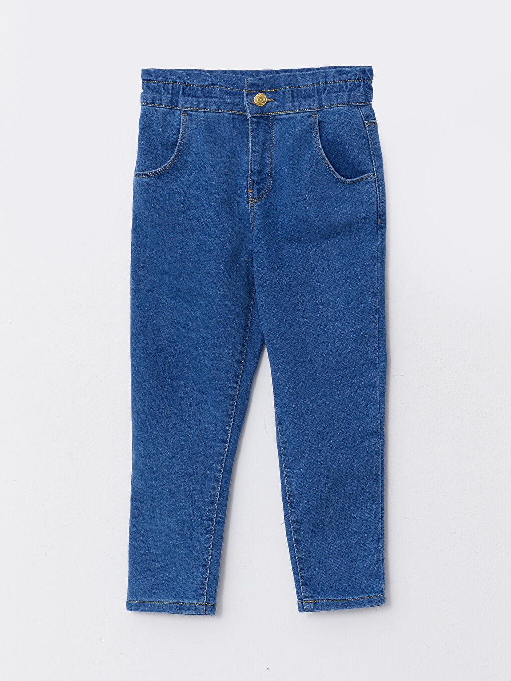 LCW Kids Elasticated Waist Girls' Jeans -W27752Z4-H45