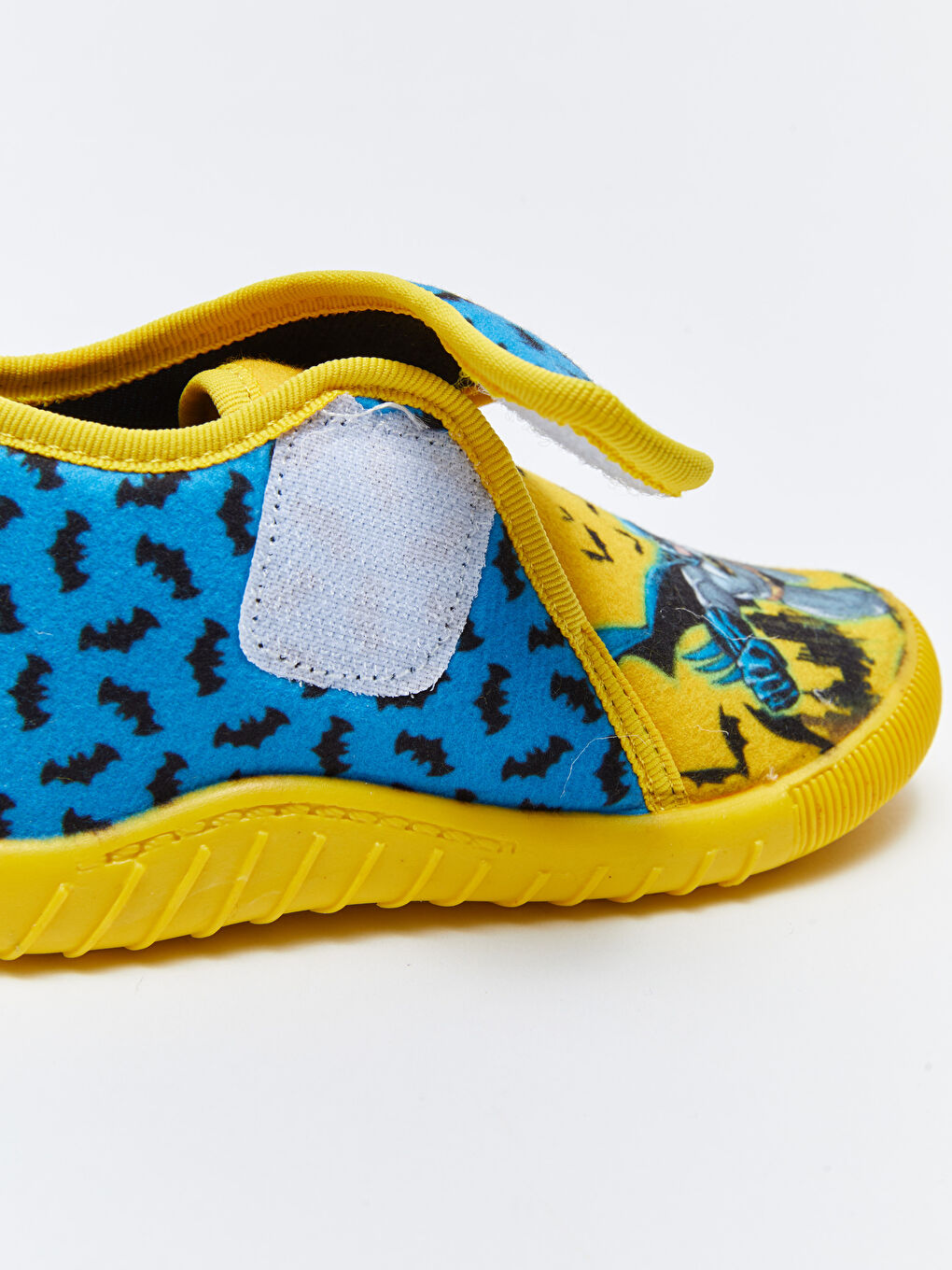 Sarı Batman Lisanslı Baskılı Cırt Cırtlı Erkek Çocuk Panduf-5