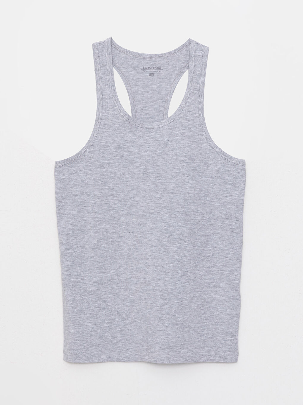 LC WAIKIKI U Neck Jersey Men's Vest 2 Pack -W27793Z8-LAL