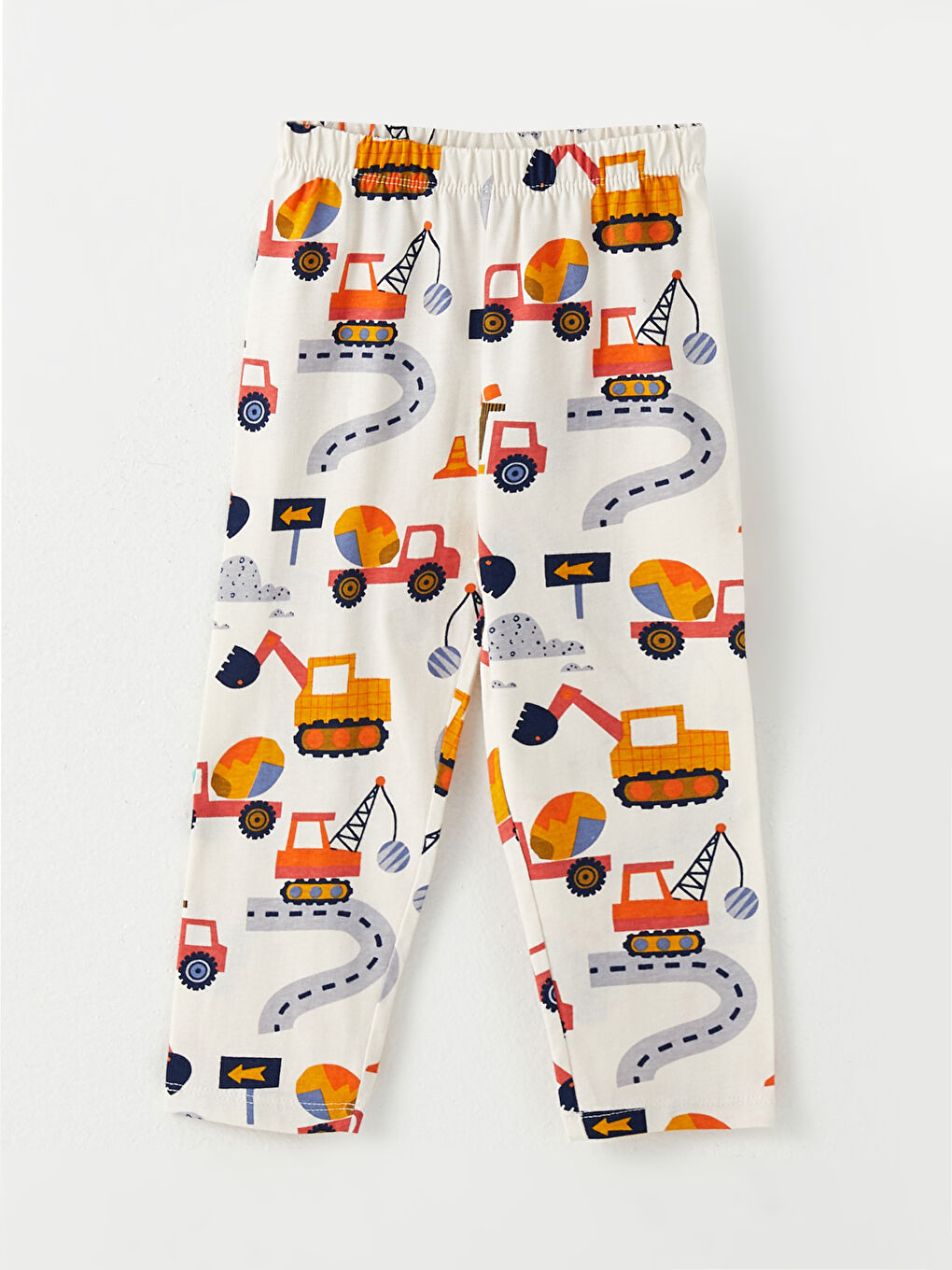 LCW baby Polo Neck Long Sleeve Printed Baby Boys' Pyjama Set -W27803Z1-LRB
