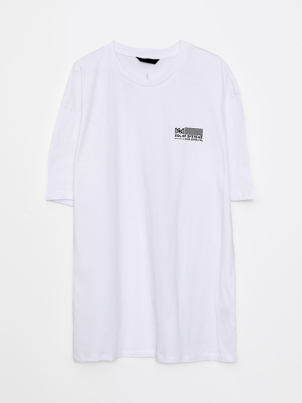 XSIDE Crew Neck Short Sleeve Printed Combed Cotton Men's T-shirt -W27810Z8-Q6K