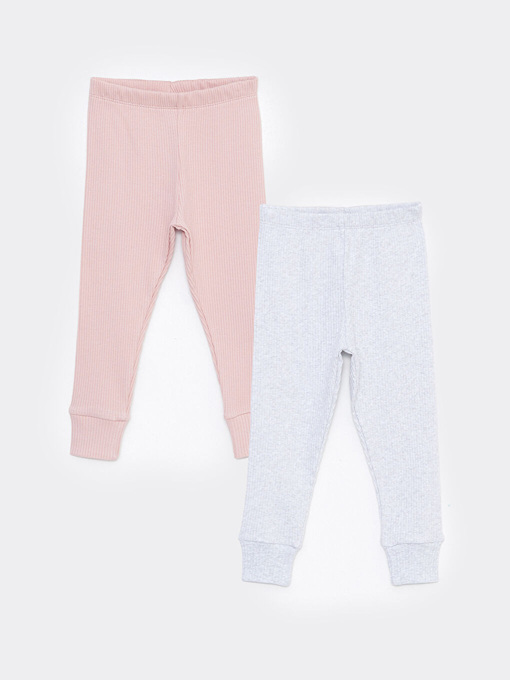 LCW baby Beli Lastikli Kız Bebek Pijama Alt 2'li -W27822Z1-PDY