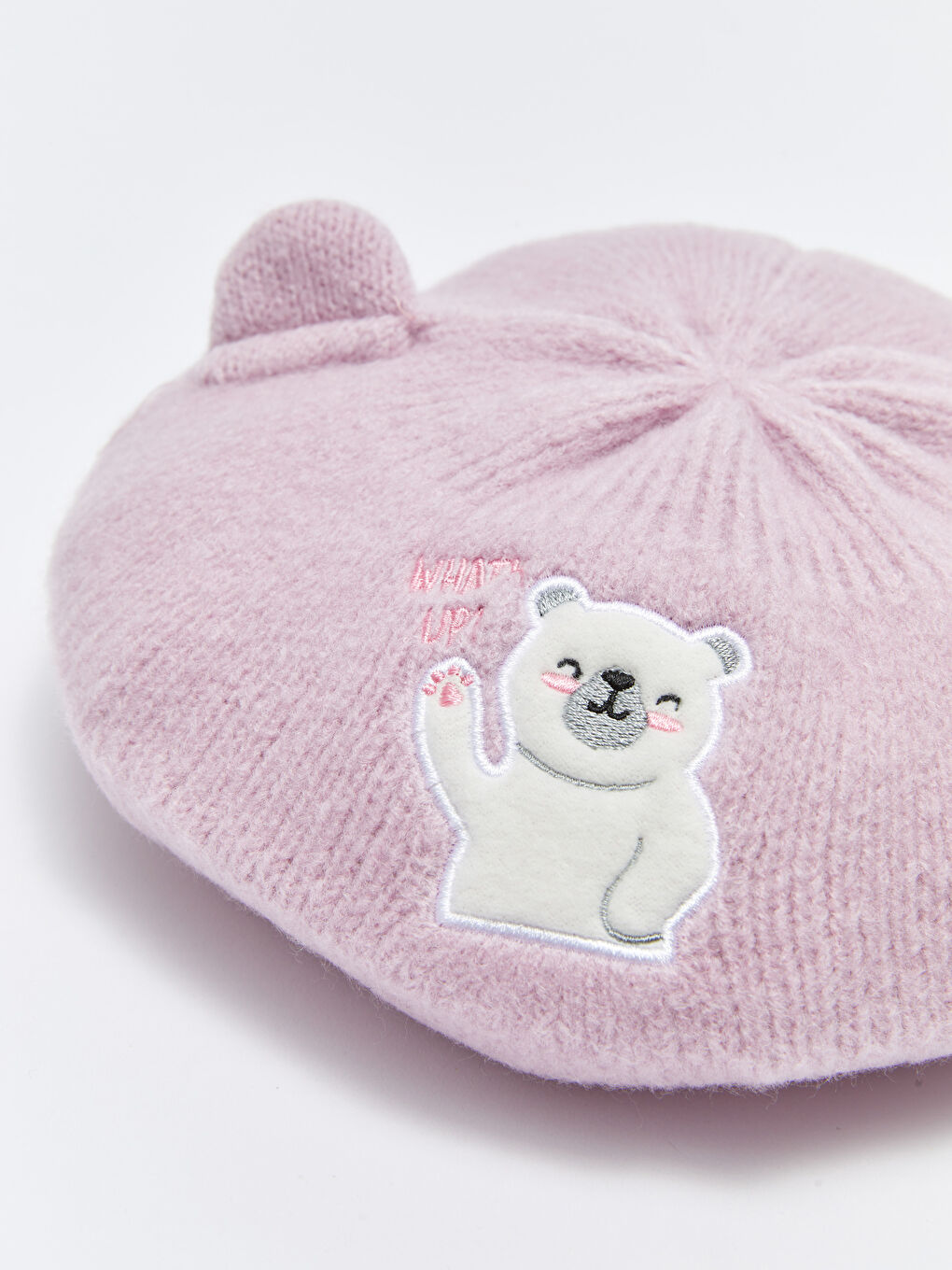 Embroidered Girl Painter Hat-2