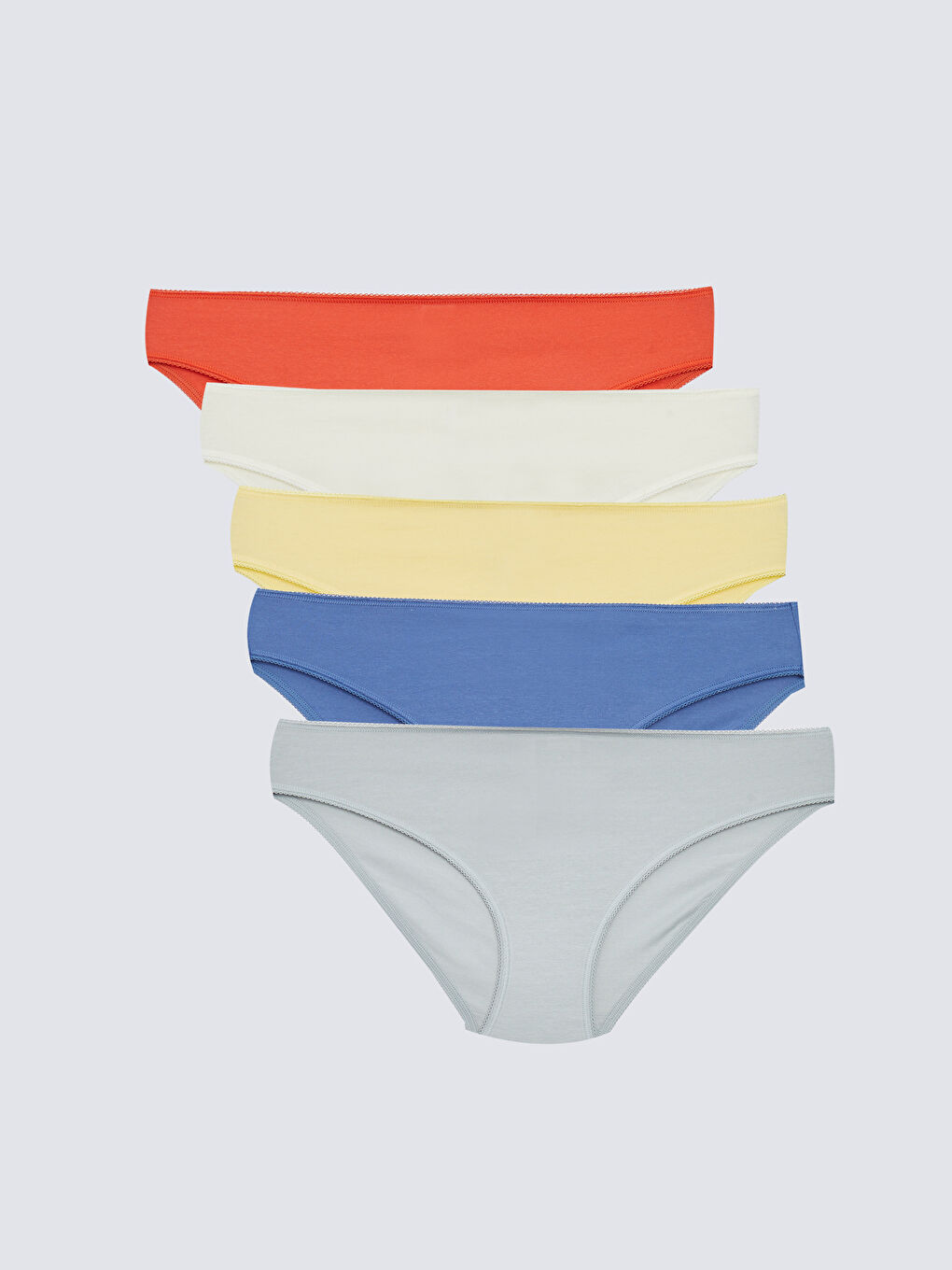 Plain Bikini Knickers 5 Pack -W27859Z8-FES