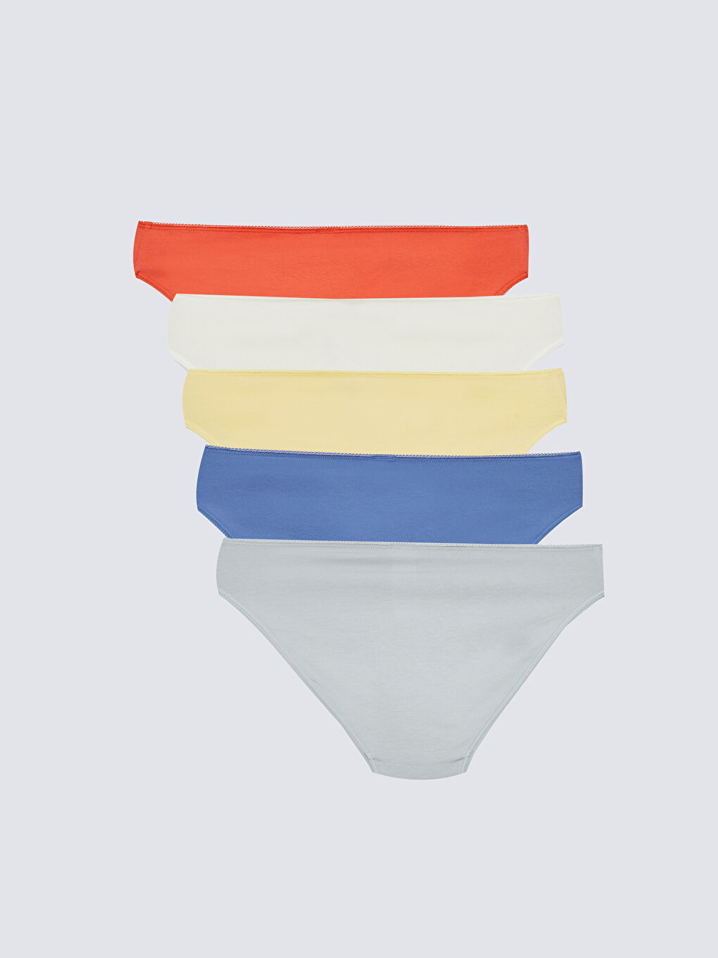 Plain Bikini Knickers 5 Pack -W27859Z8-FES