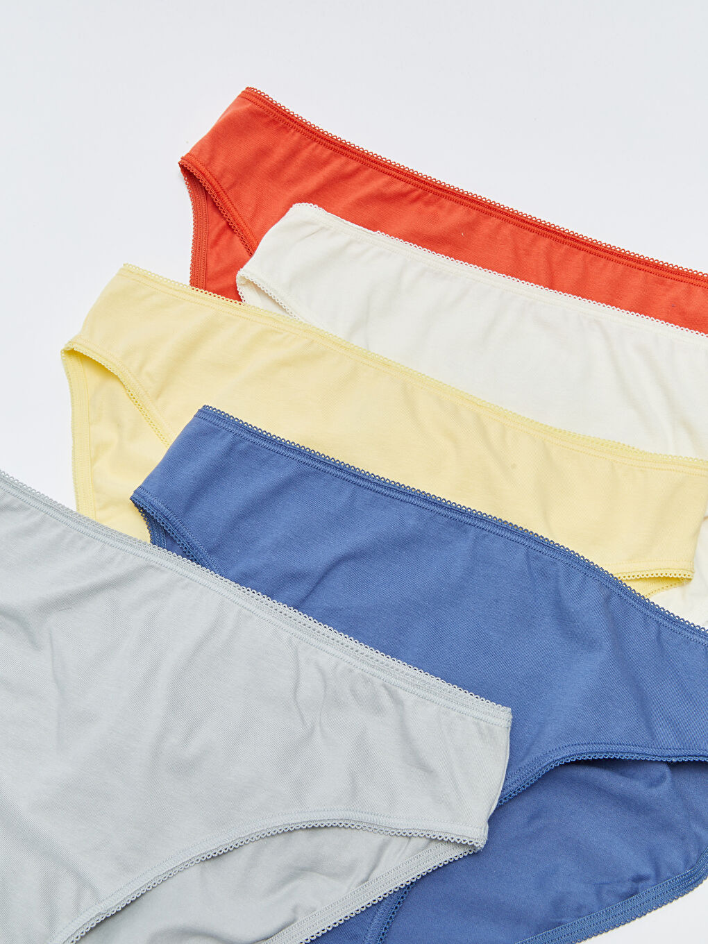 Plain Bikini Knickers 5 Pack -W27859Z8-FES