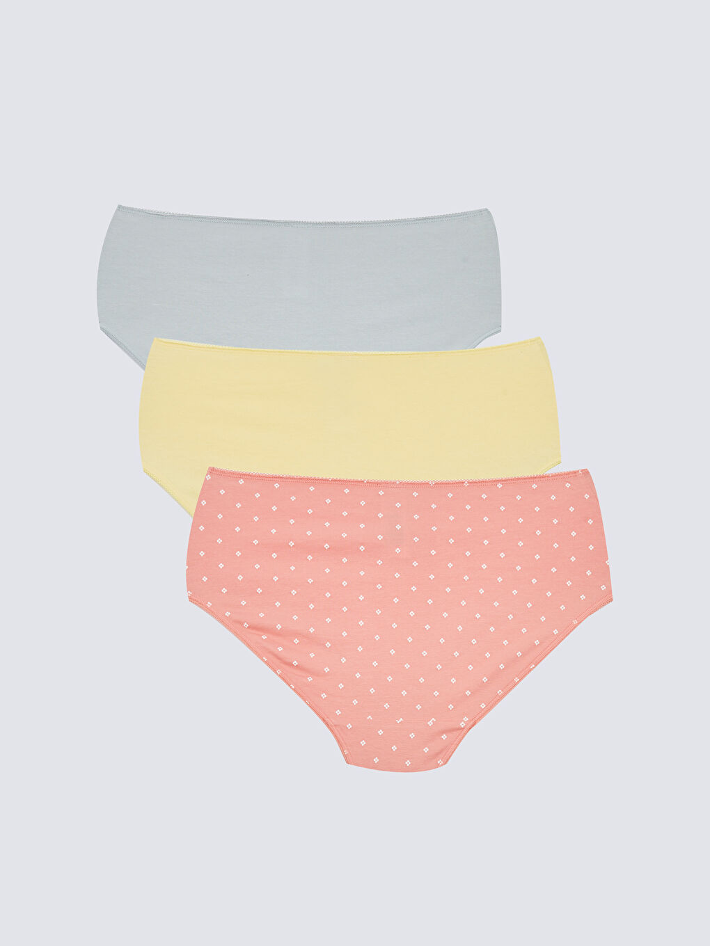 LCW DREAM Gemusterte Klassische Slips 3er-Pack -W27860Z8-LR4