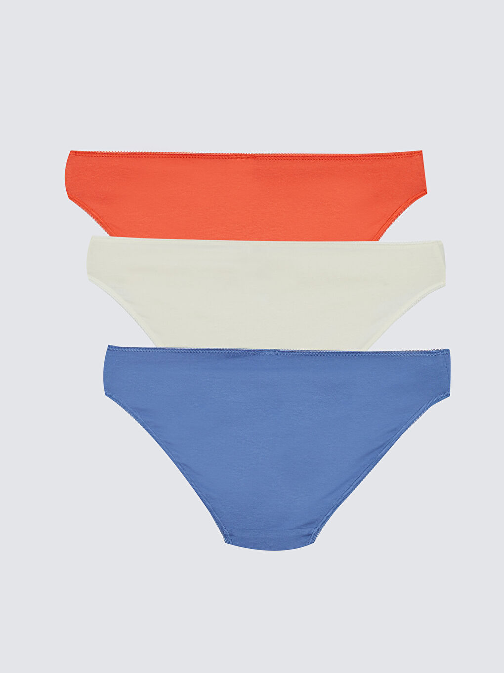 LCW DREAM Schlichte Bikini-Slips 3er-Pack -W27866Z8-GYX