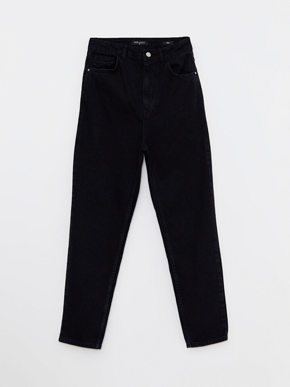 LCW ECO Hoch Taillierte Mom Fit Damen Rodeo Denim Hose mit Normalen Taschen -W27922Z8-326