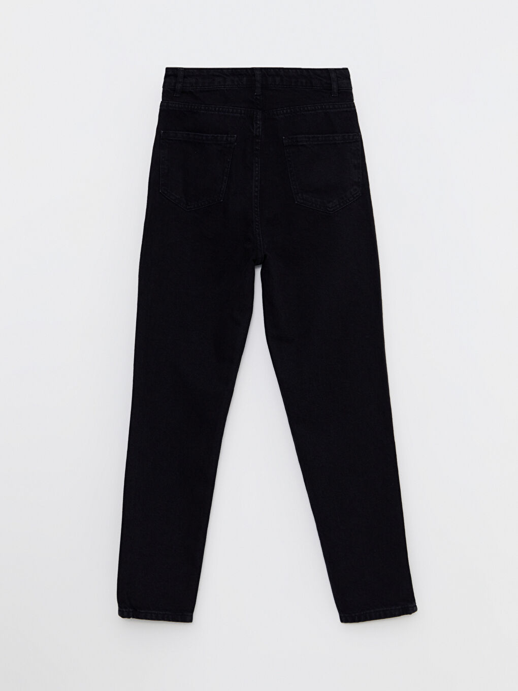 LCW ECO Hoch Taillierte Mom Fit Damen Rodeo Denim Hose mit Normalen Taschen -W27922Z8-326