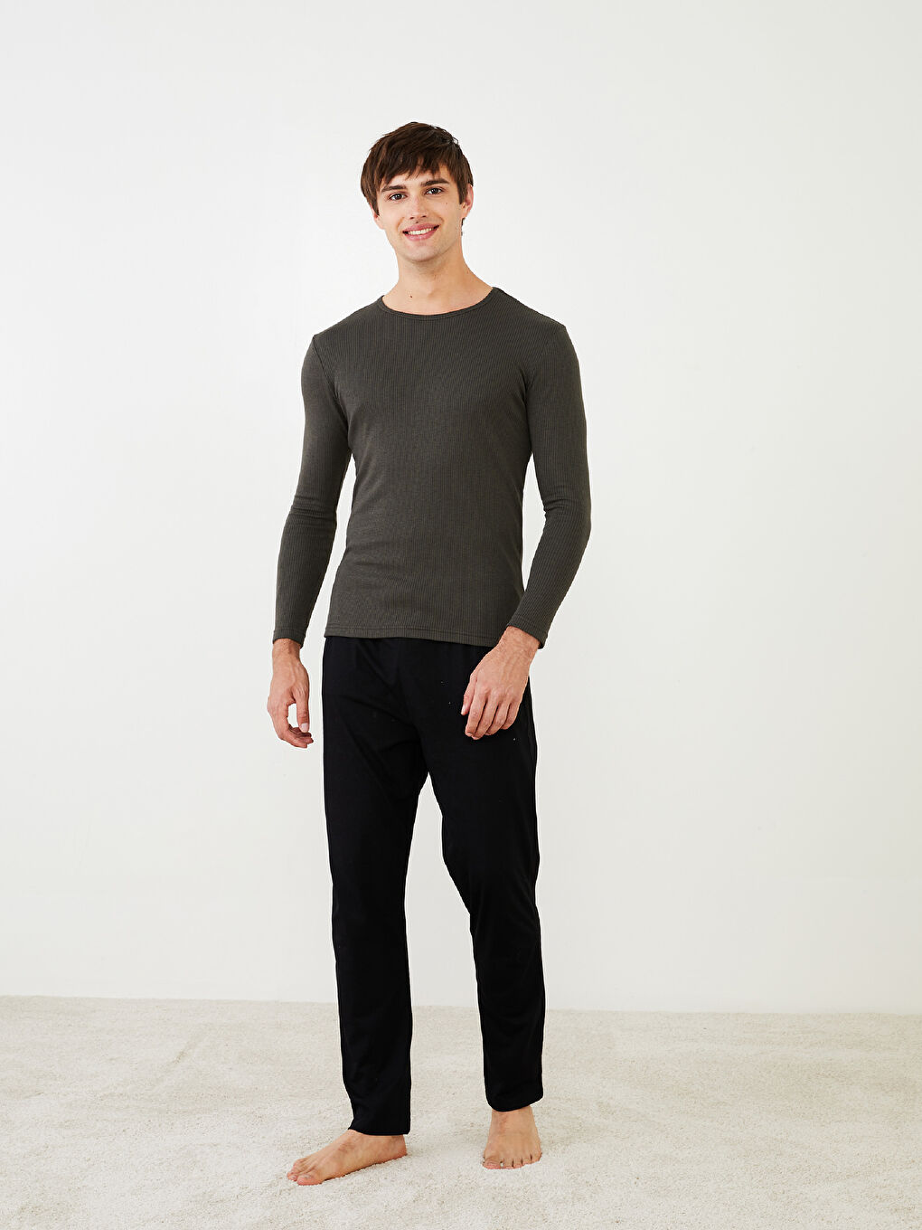 LC Waikiki Crew Neck Long Sleeve Men's Thermal Underwear -W27927Z8-HCM
