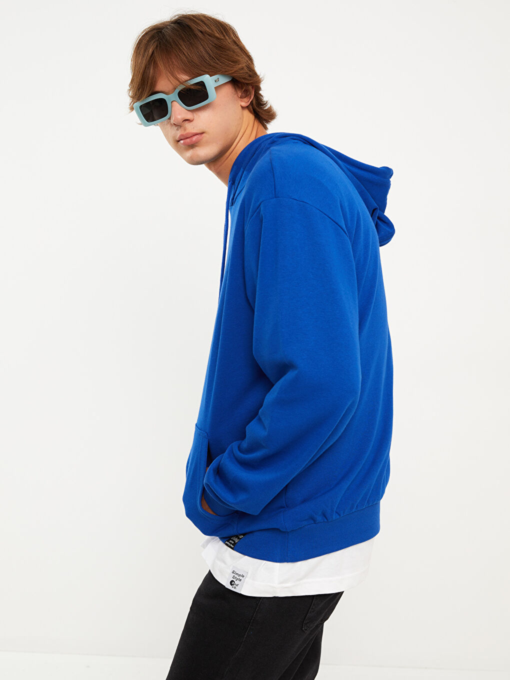 XSIDE Long Sleeve Men's Hoodie -W27976Z8-QAC