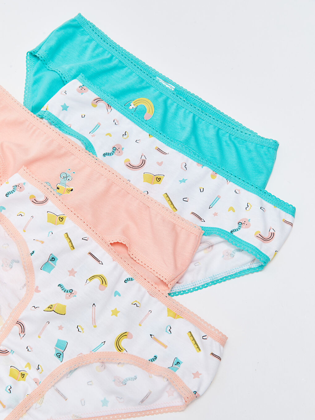 Printed Cotton Girl Panties 4-pack-1