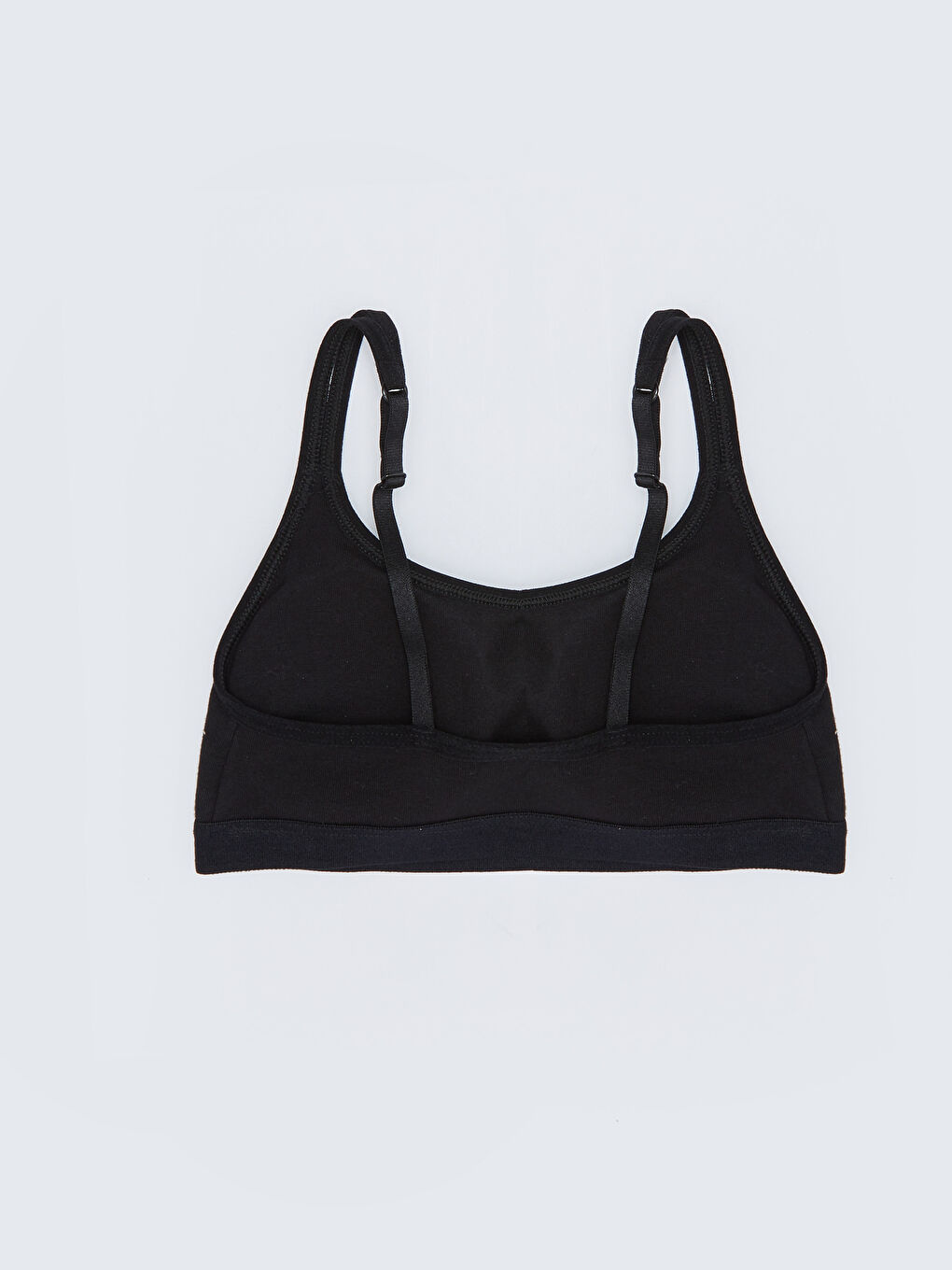 Siyah Basic Askılı Kız Çocuk Büstiyer-1