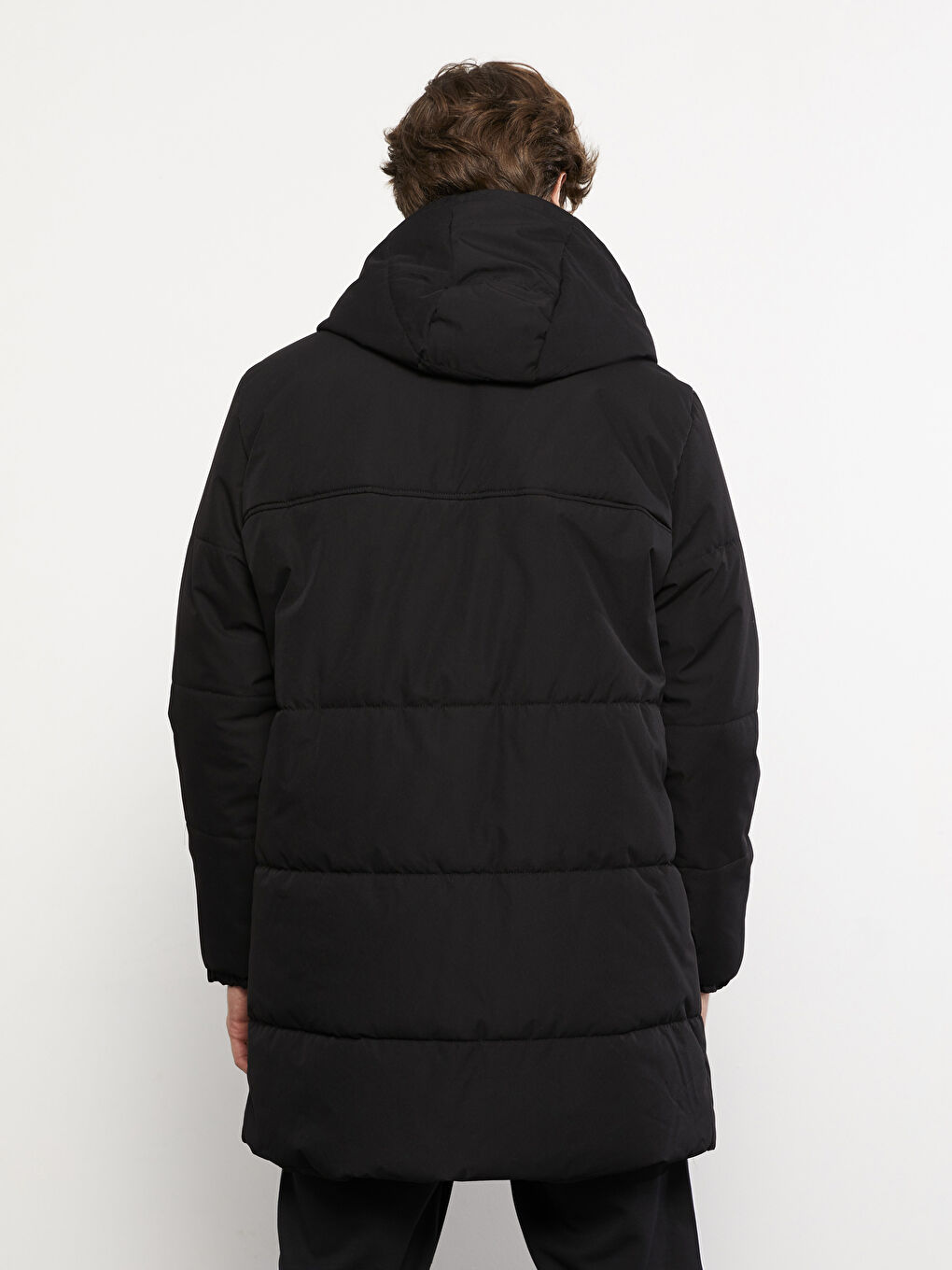 Comfortable Fit Hooded Thick Men's Coat-4