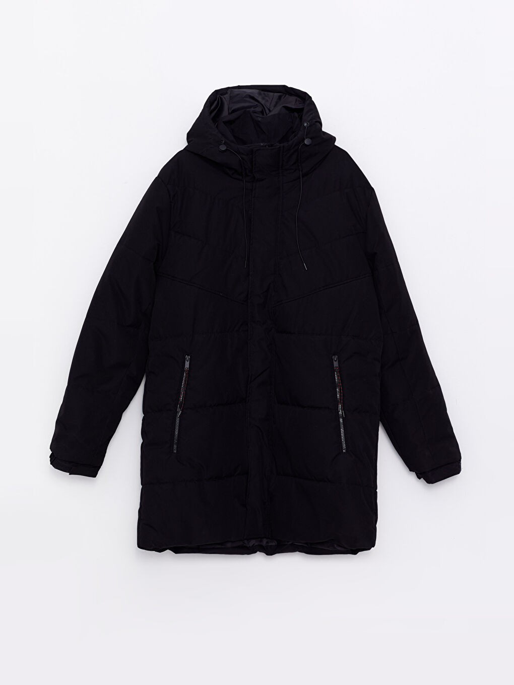 Comfortable Fit Hooded Thick Men's Coat-5