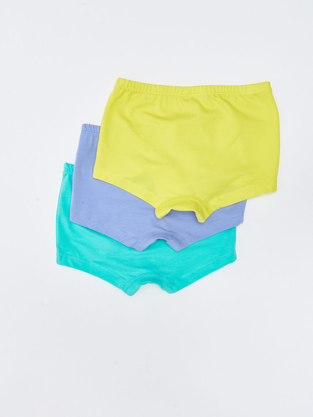 Basic Cotton Girls' Boxer 3-Pack-1