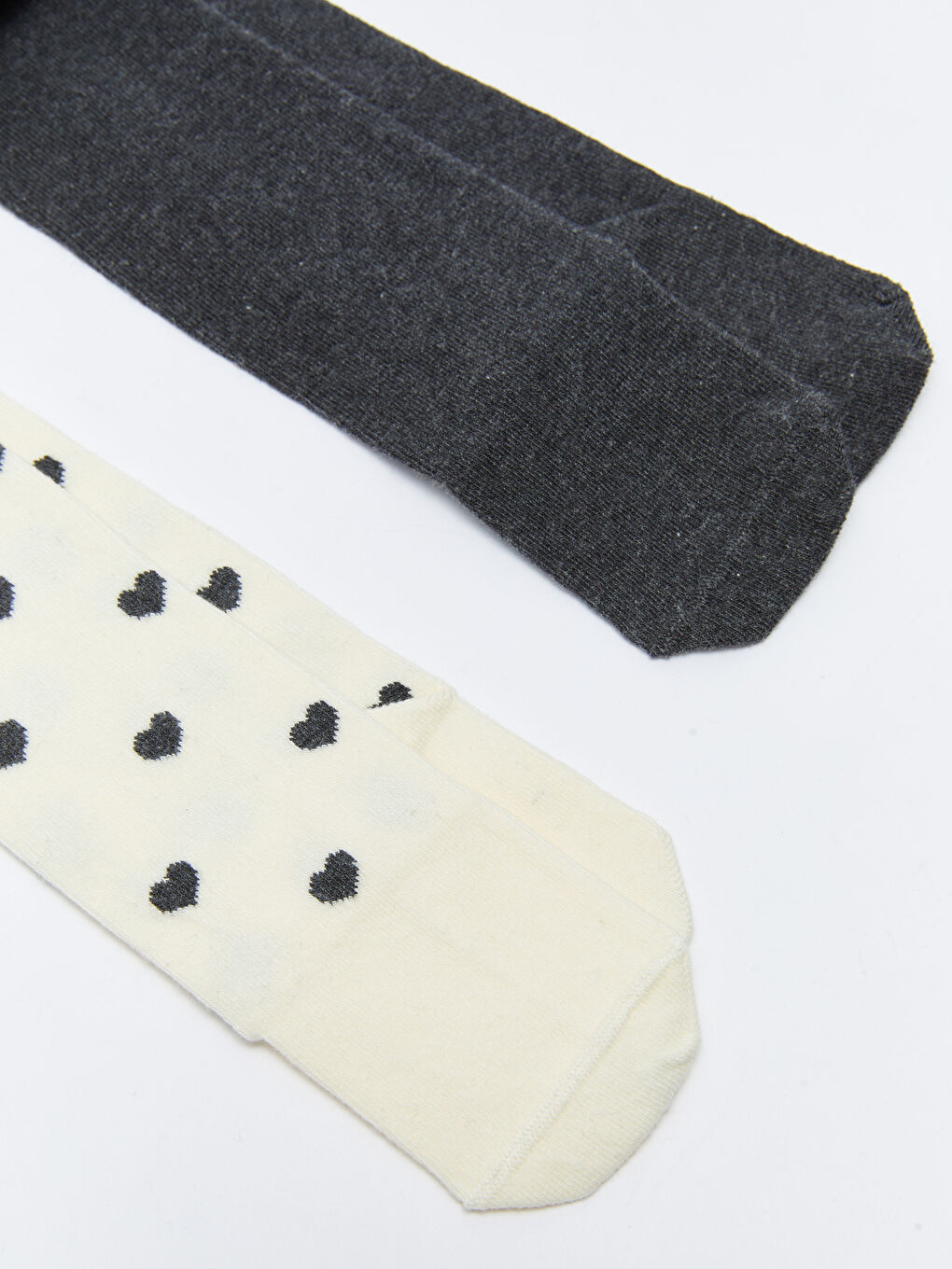 Patterned Baby Girls' Tights 2 Pack-1