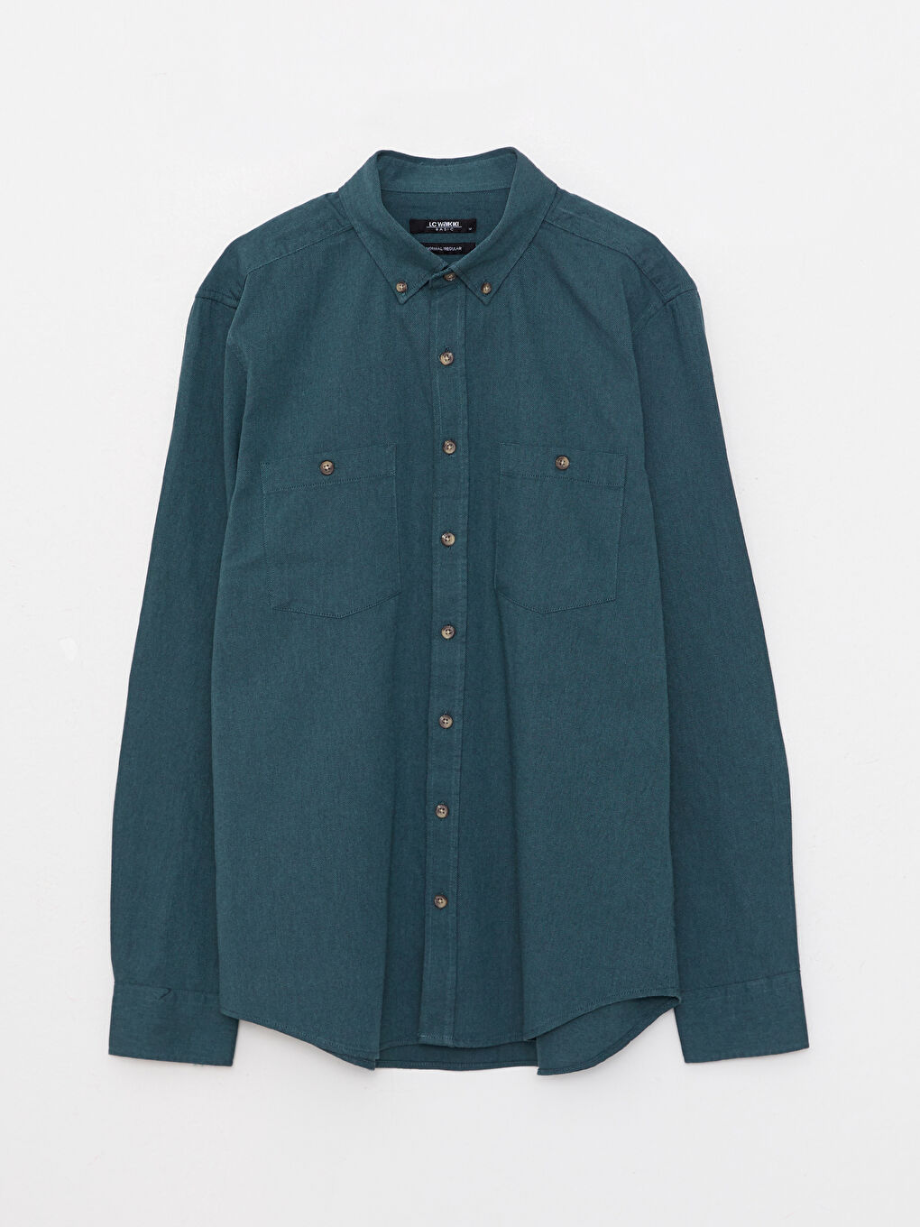Regular Fit Long Sleeve Gabardine Men's Shirt-5