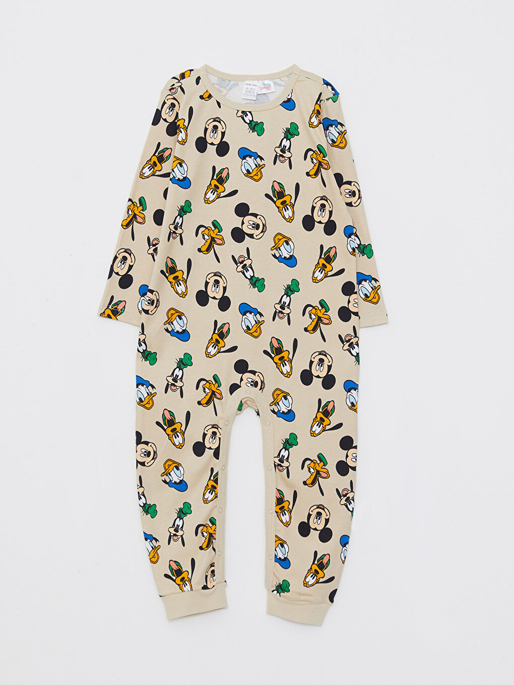 LCW baby Rundhalsausschnitt Langarm Disney Bedruckt Baby Jungen Overall 2er-Pack -W28077Z1-LQB