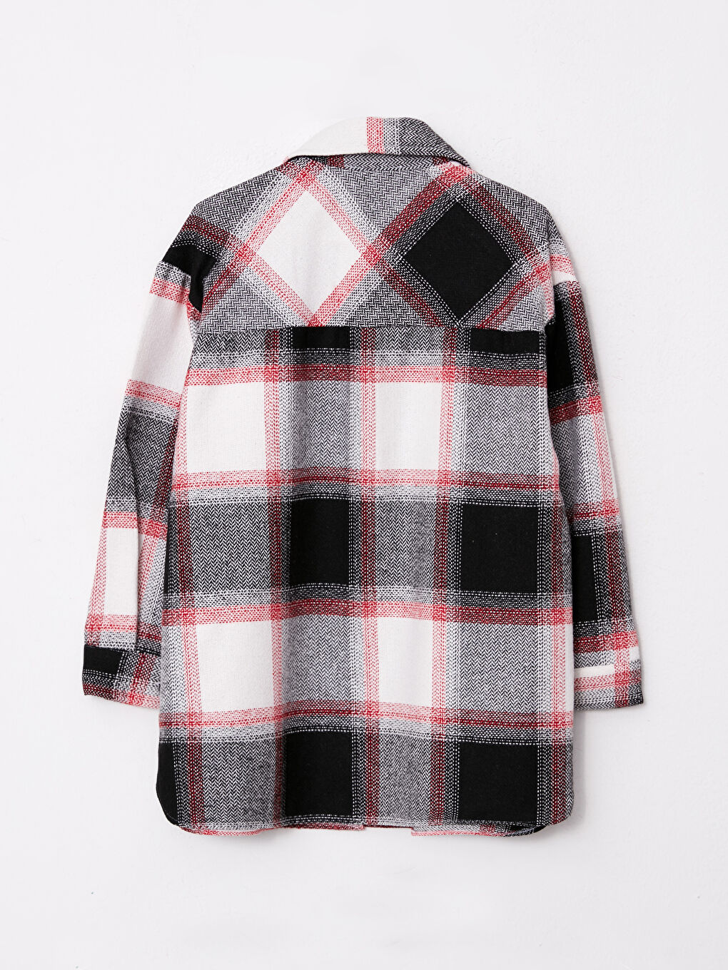 LCWAIKIKI Classic Buttoned Plaid Long Sleeve Gabardine