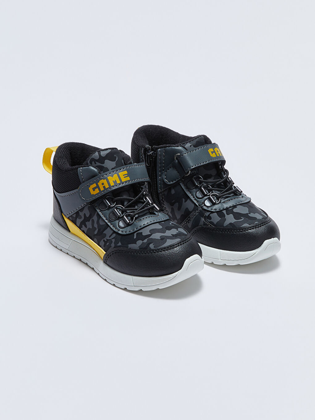 Ботинки на шнуровке и застёжке-липучке для мальчиков