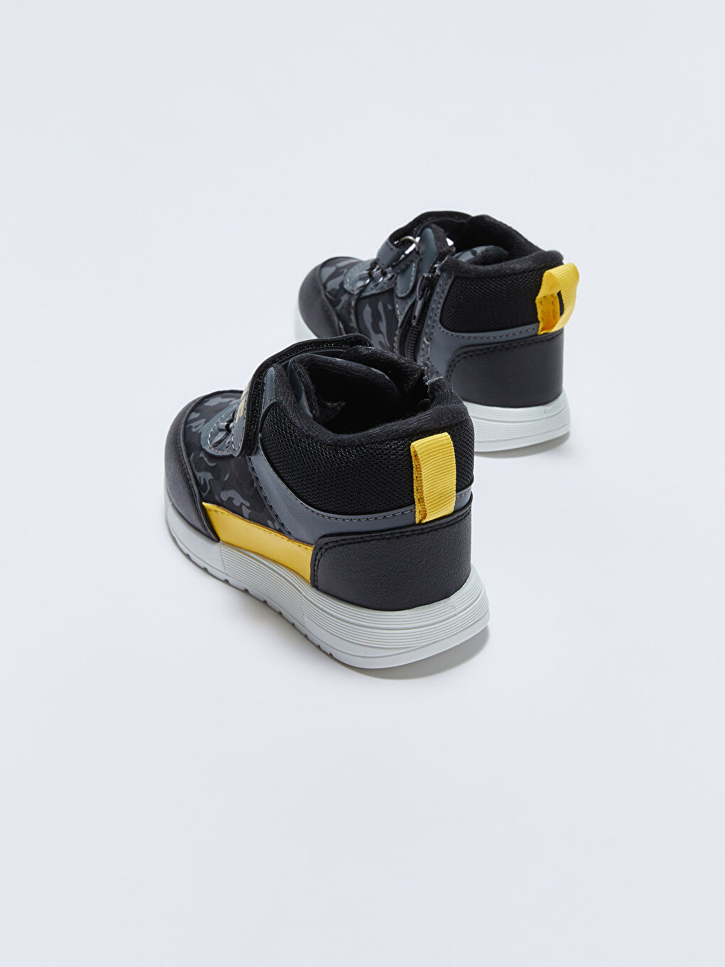 Ботинки на шнуровке и застёжке-липучке для мальчиков-2