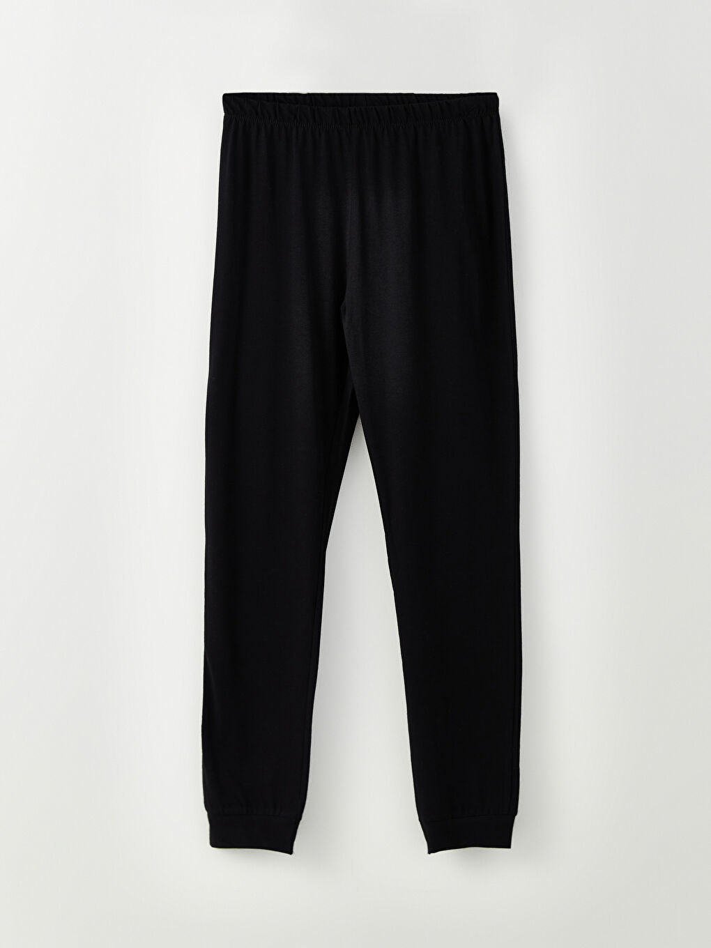 LCW Young Bisiklet Yaka Baskılı Uzun Kollu Kadın Pijama Takımı -W28141Z8-CVL