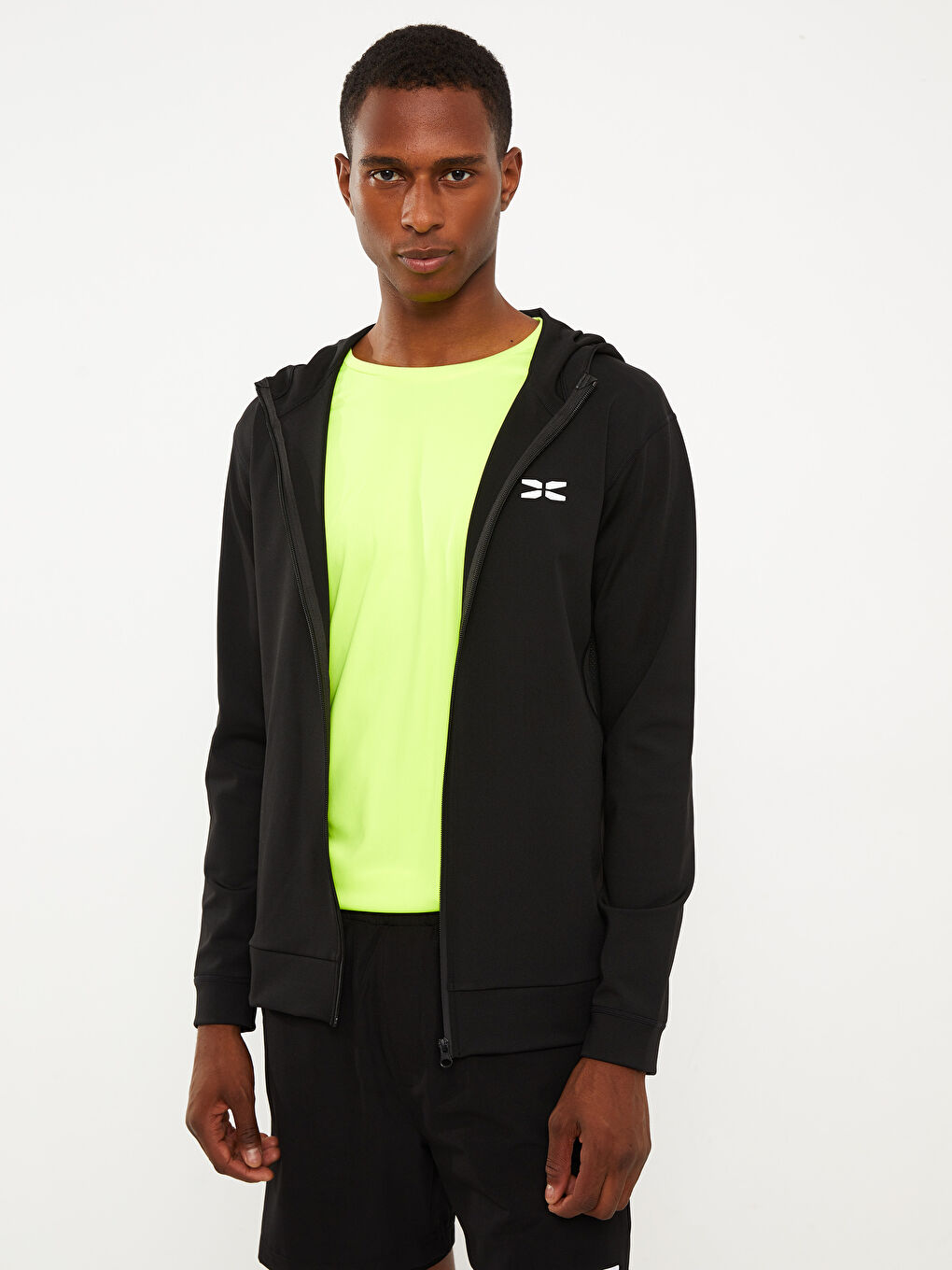 LC Waikiki Slim Fit Hoodie Men's Sports Cardigan -W28153Z8-RQL