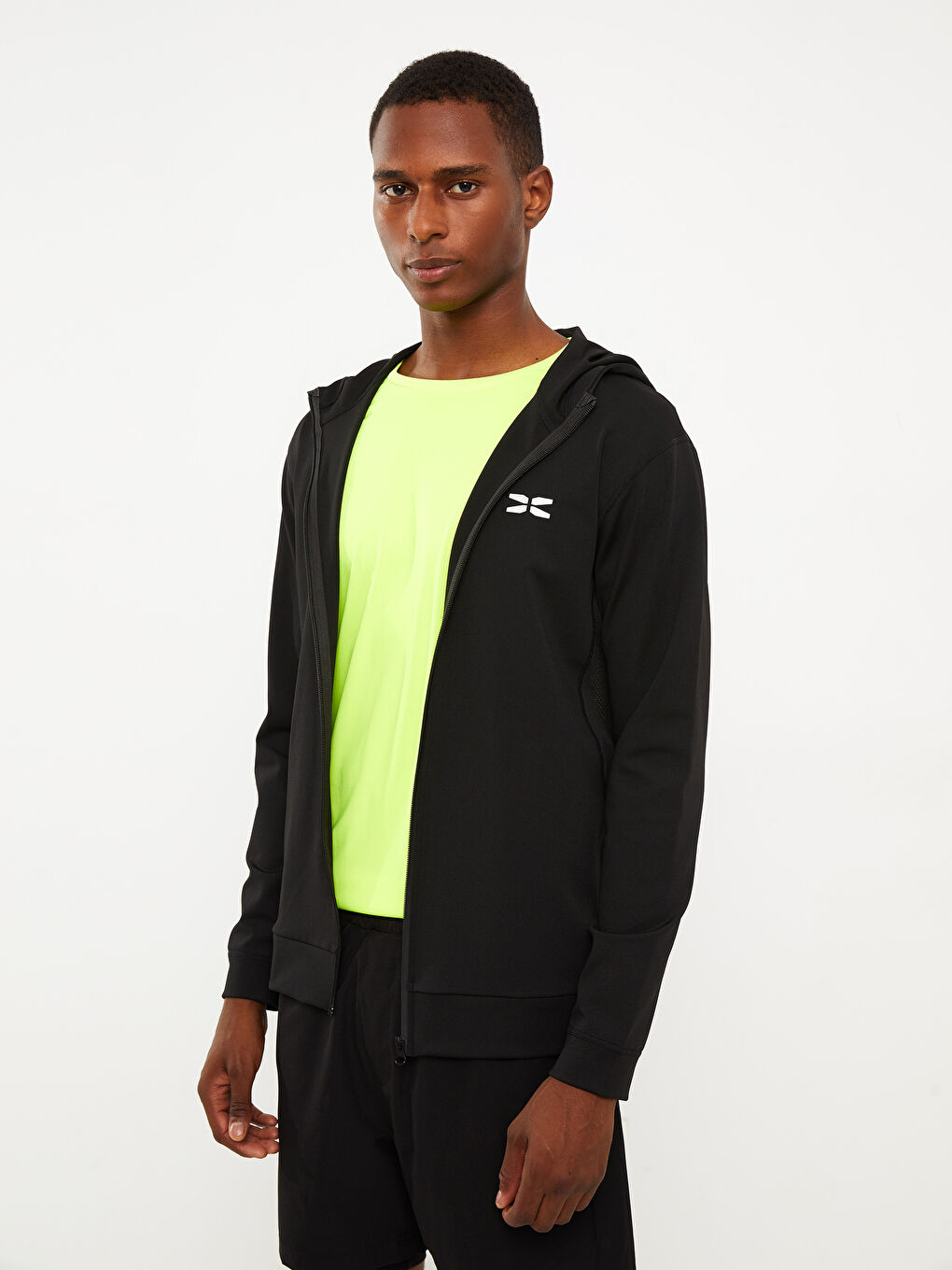 LC Waikiki Slim Fit Hoodie Men's Sports Cardigan -W28153Z8-RQL