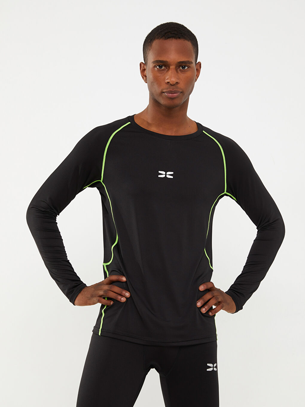 Muškarac CRNA Sportska majica-2