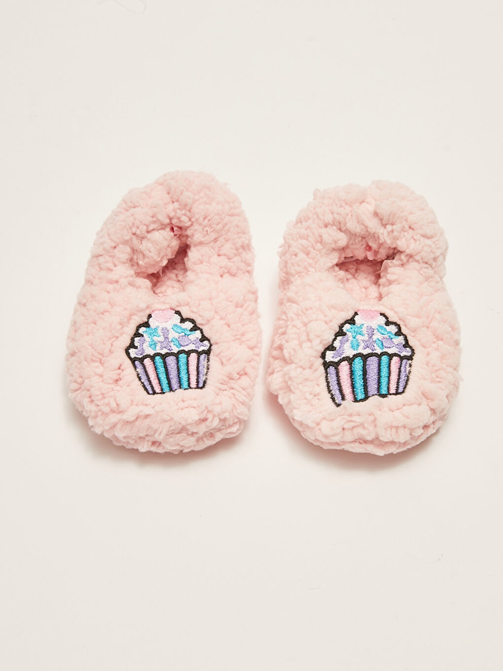 Pembe Patch Detaylı Kız Bebek Ev Patiği-2