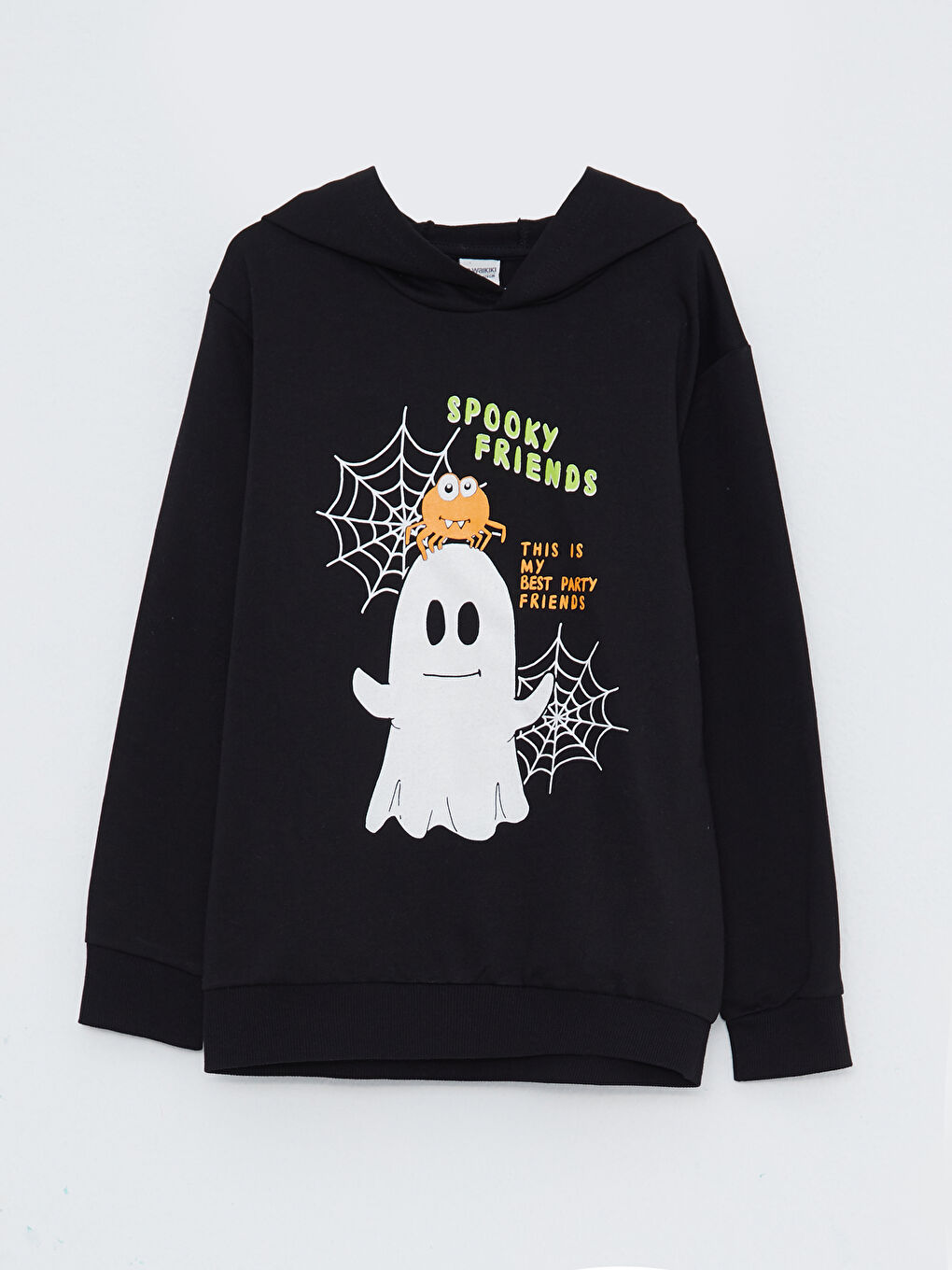LCW Kids Hooded Printed Long Sleeve Boys' Sweatshirt -W28203Z4-CVL
