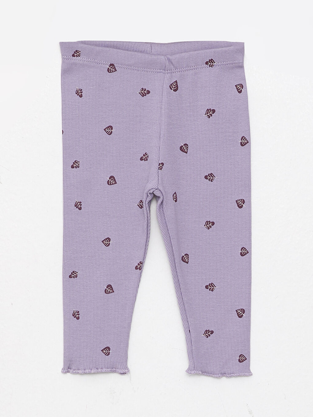 Crew Neck Long Sleeve Printed Baby Girls' Sweatshirt and Tights 2 Pack Set-2