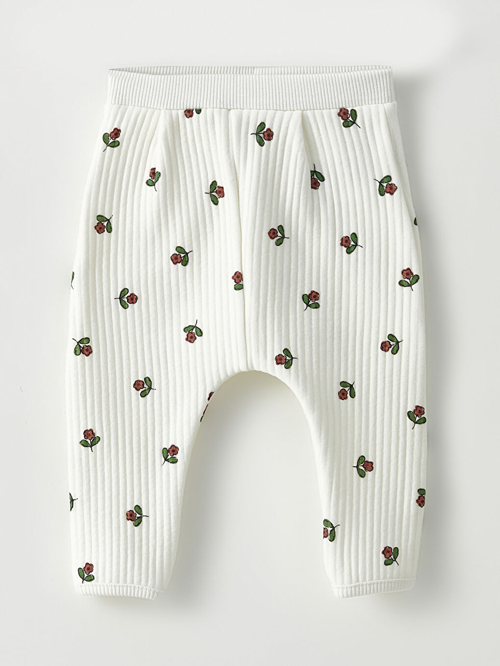 Crew Neck Long Sleeve Printed Baby Girl T-shirt and Trousers 2-Pack Set-2