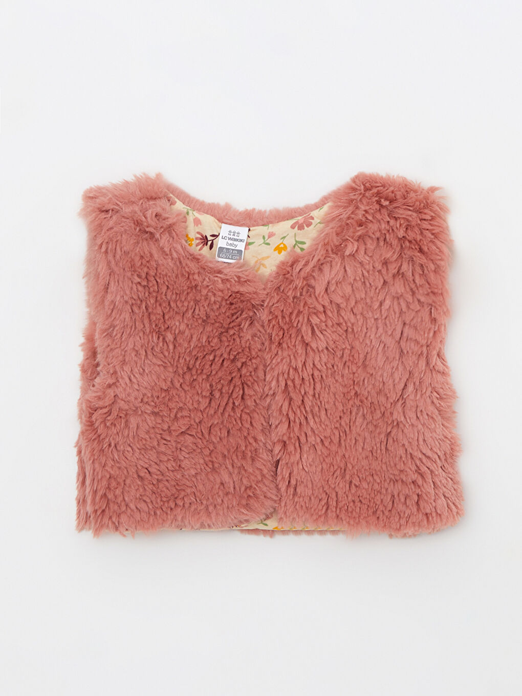 Crew Neck Long Sleeve Printed Baby Girl Dress and Vest 2-Pack Set-3