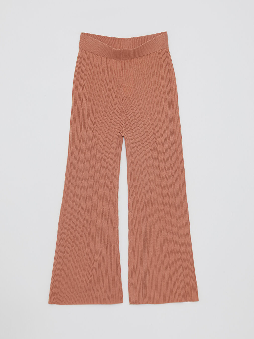 LCWAIKIKI Classic Kadın Beli Lastikli Düz Triko Pantolon -W28279Z8-GD9