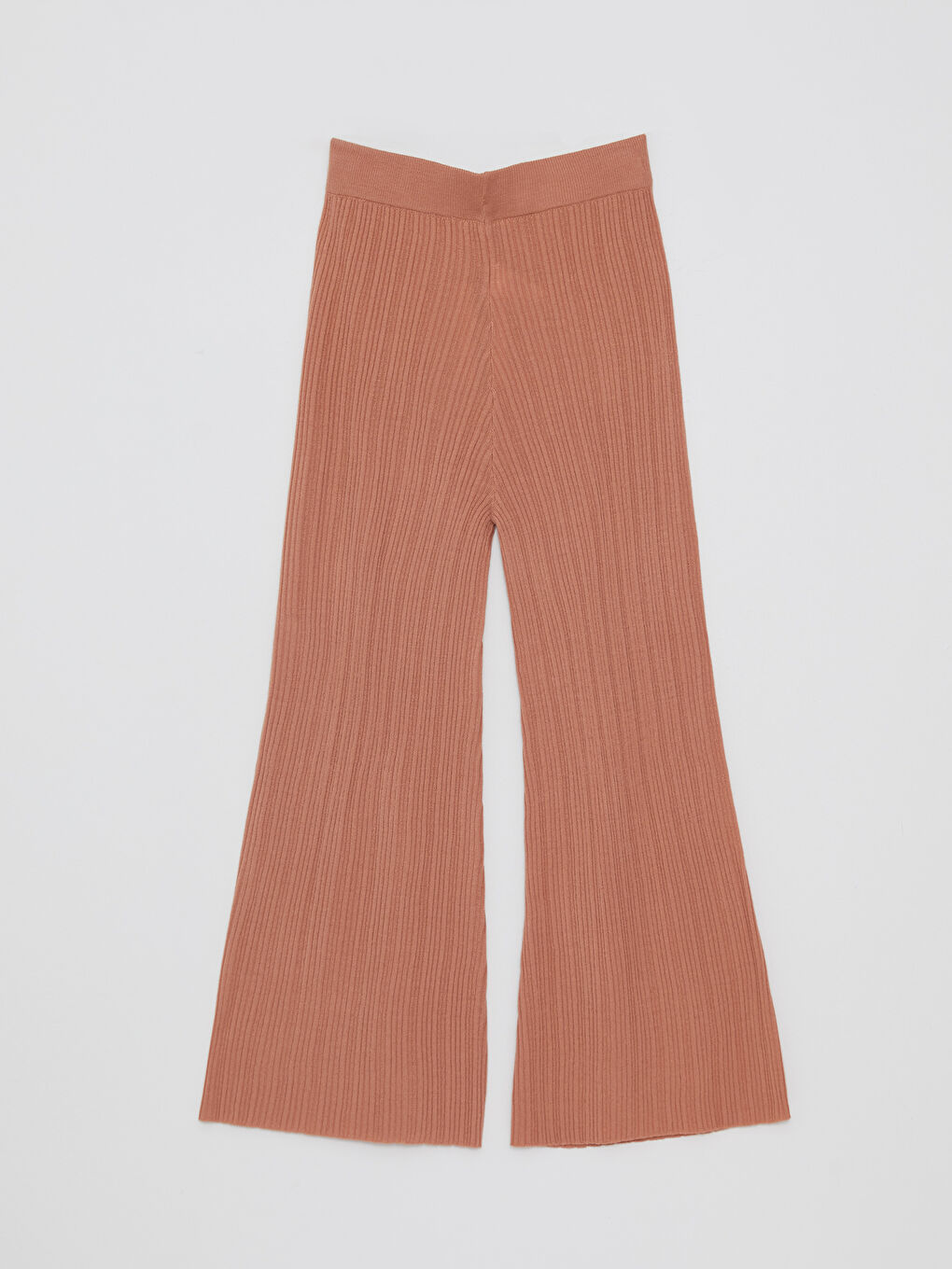LCWAIKIKI Classic Kadın Beli Lastikli Düz Triko Pantolon -W28279Z8-GD9