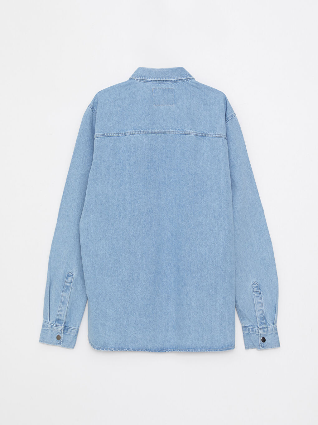 İndigo Standart Kalıp Erkek Jean Ceket-6