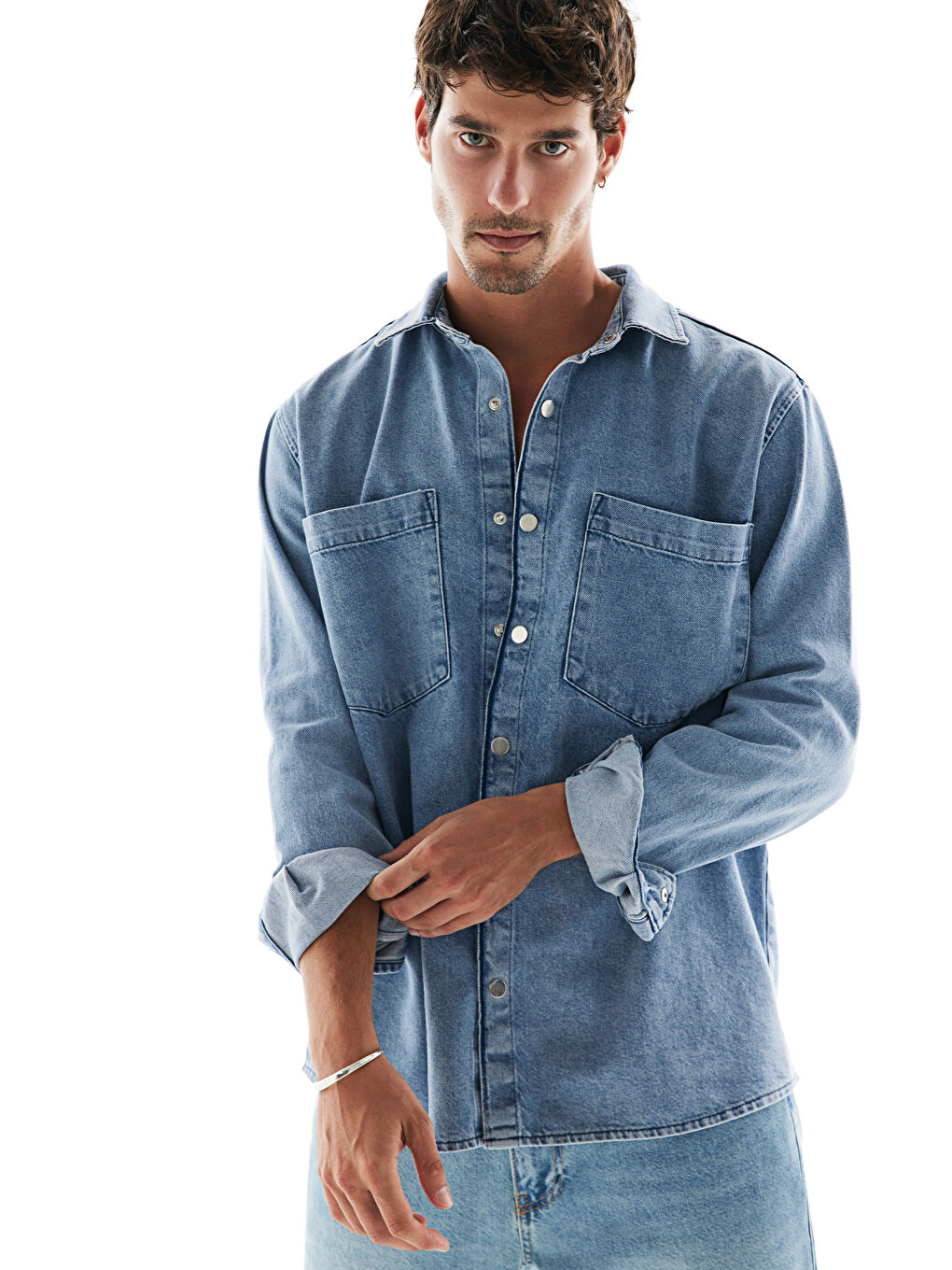 Standard Fit Men's Denim Jacket-1