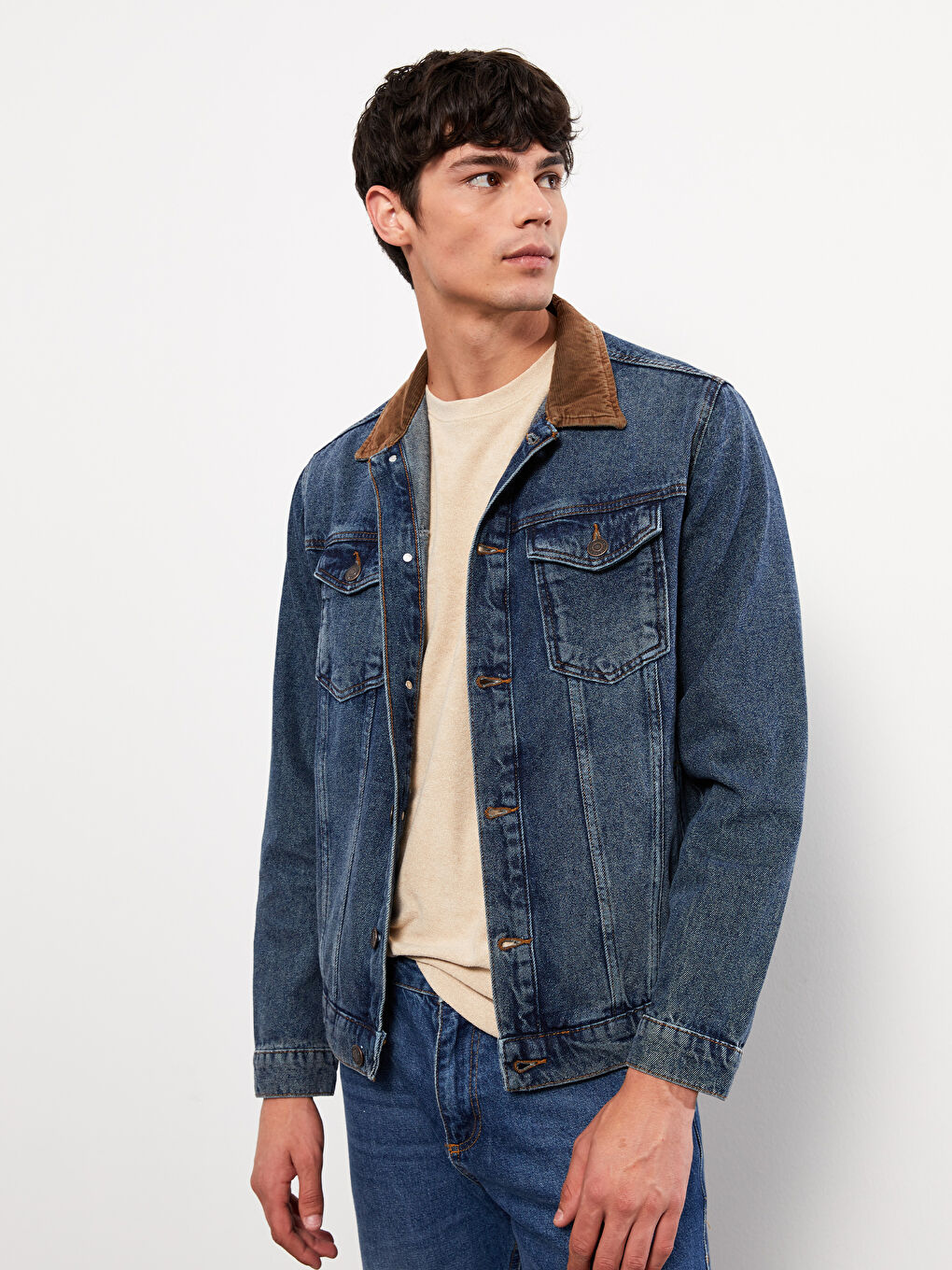 Standard Fit Men's Denim Jacket