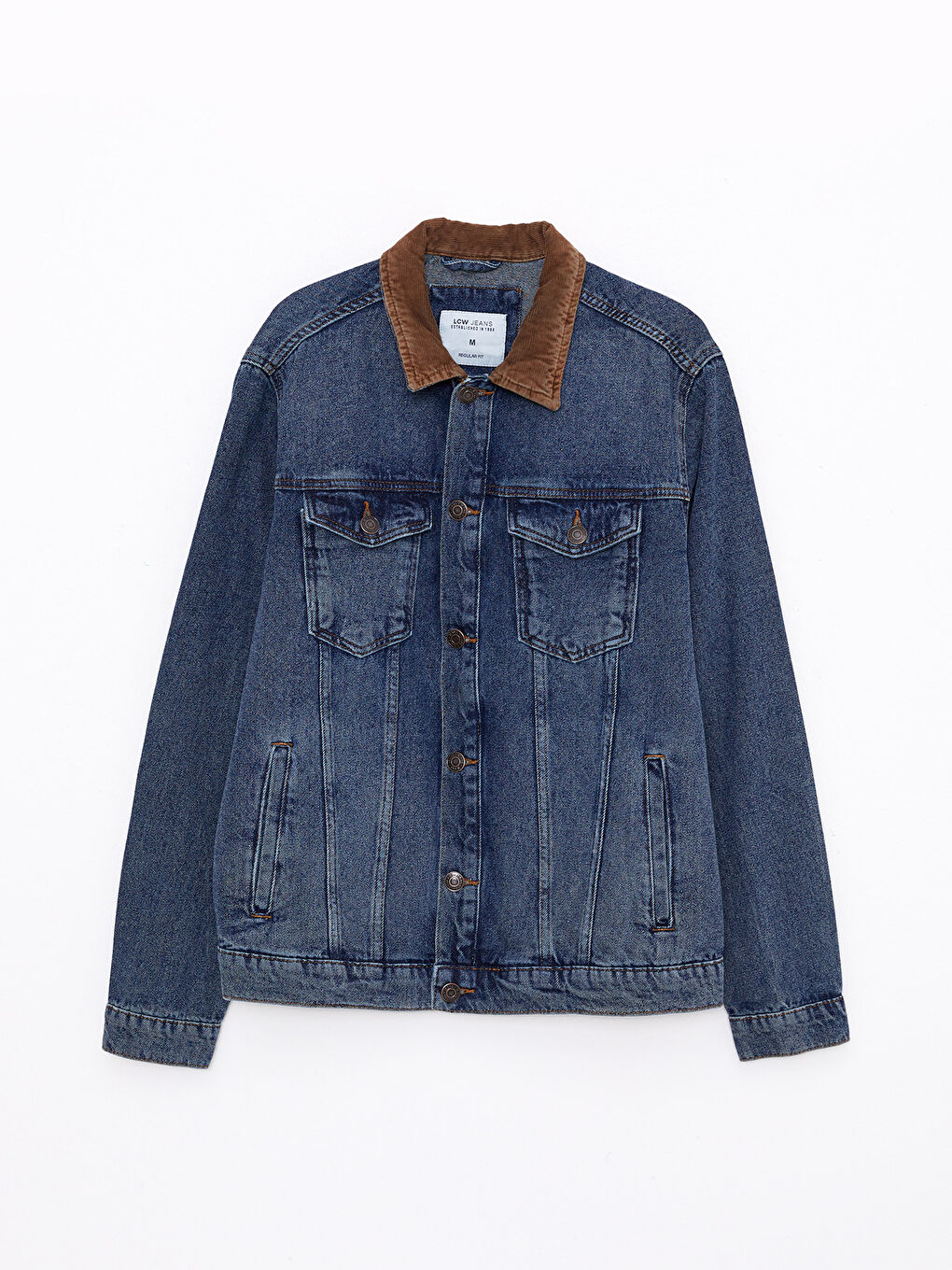 Standard Fit Men's Denim Jacket-5