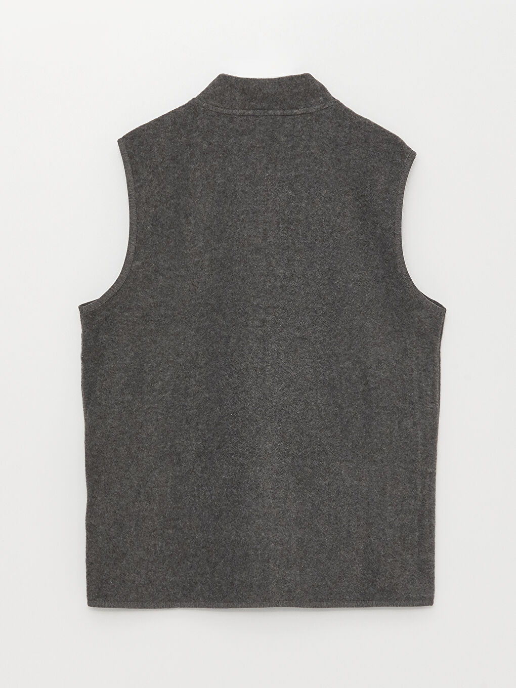 Gilet Polaire à Col Cheminée Coupe Décontractée pour Hommes-6