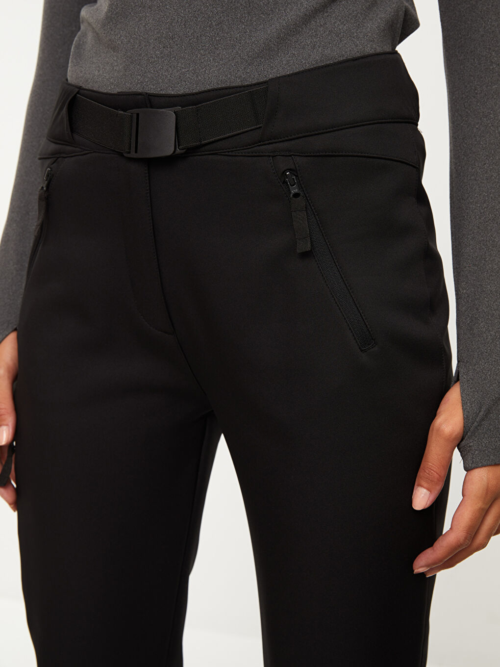 Standard Fit Printed Women's Trousers-2