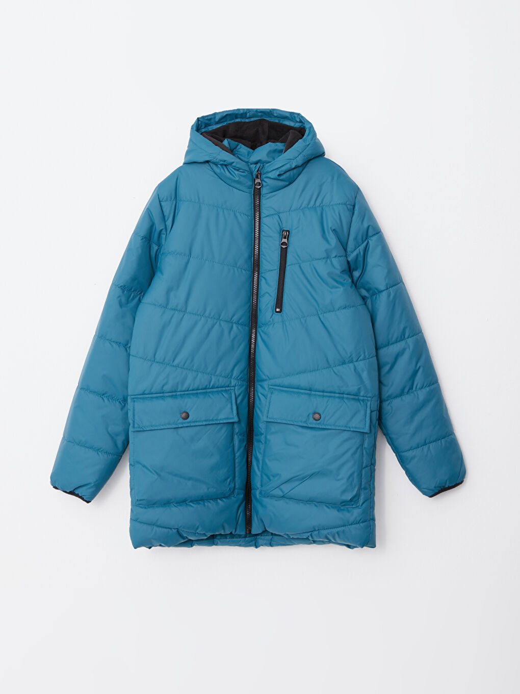 LCW Kids Hooded Basic Boy Puffer -W28347Z4-HFG