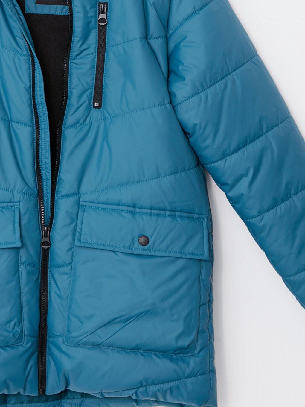 LCW Kids Hooded Basic Boy Puffer -W28347Z4-HFG